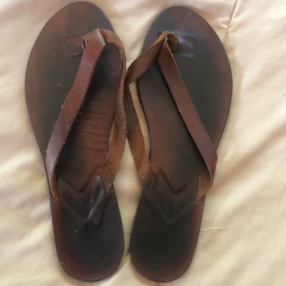 90’s Leather J. Crew Vineyard sandals